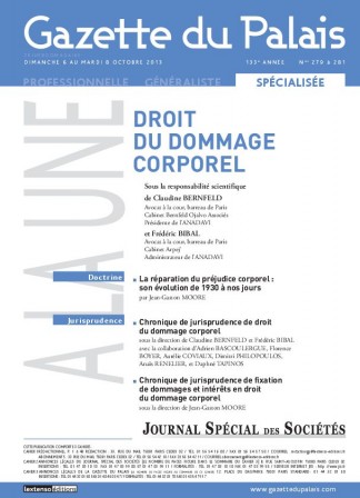 Gazette du 8 octobre 2013